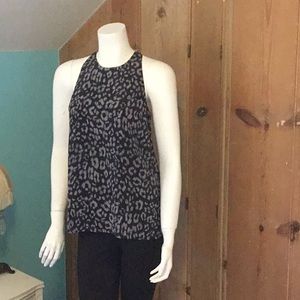 Joie razor back silk top